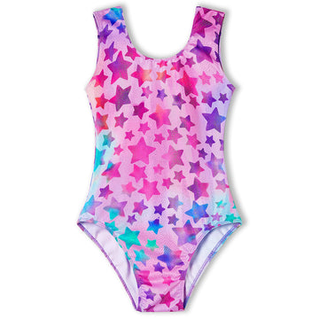 Colored Star Gymnastics leotards For Girl